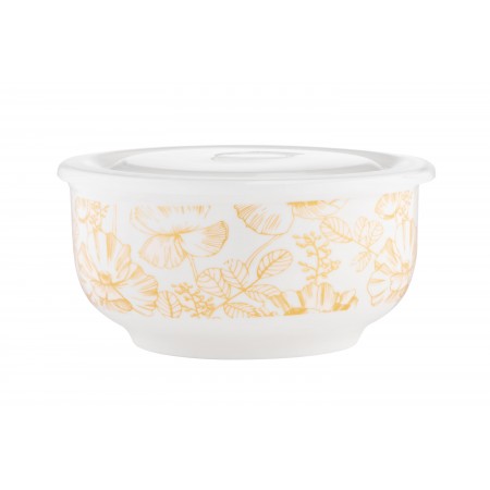 ARDESTO Салатник з кришкою Sunny day, 14 см, порцеляна