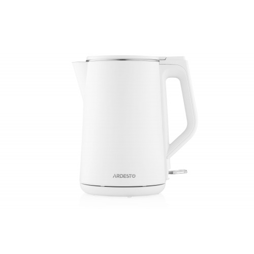 ARDESTO Електрочайник EKL-X50/1.5 л/2200 Вт/подвійні стінки/Strix контроль/білий
