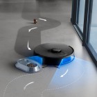 Rowenta Робот-пилосос миючий X-Plorer Serie 135 Standart, 5000ПаВт, h=9.5см, 0.35л, конт пил -0.32л, вода - вологе прибирання, автон. робота до 120хв, чорний