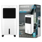 ARDESTO Охолоджувач повітря ACO-B15 3в1 охолоджувач-зволожувач-вентилятор, 15 м2, ел. кер-ня, резервуар 15 л., 410 м3/год, дисплей, таймер, авто вим-ня, пульт дк, біл/чорн
