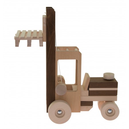 goki Машинка дерев'яна Автонавантажувач (натуральний)