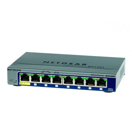 NETGEAR Комутатор GS108T 8xGE, керований L2