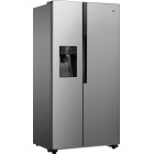 Gorenje Холодильник SBS, 179x68x91см, 2 дв., Х- 368л, М- 167л, A++, NF Plus, Інвертор, диспенсер, резервуар, Дисплей, сірий