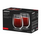 ARDESTO Набір чашок з подвійними стінками, 320мл, 2шт, боросилікатне скло, прозорий ARDESTO Набір чашок з подвійними стінками, 320мл, 2шт, боросилікатне скло, прозорий