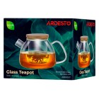 ARDESTO Заварник, 1000мл, боросилікатне скло, бамбук, прозорий