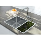 Deante Змішувач для кухні Aster, довж.виливу - 209мм, витяжний, 1важіль, хром