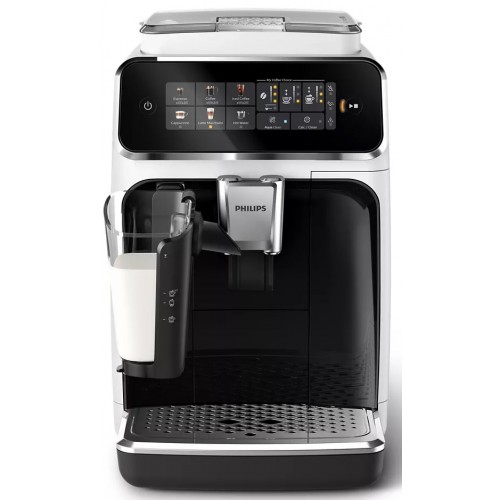 Philips Кавомашина Series 3300, 1.8л, зерно+мелена, автомат.капуч, дисплей, авторецептів -6, білий