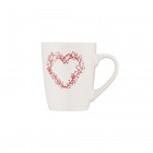 ARDESTO Чашка Heart, 320мл, кераміка, білий ARDESTO Чашка Heart, 320мл, кераміка, білий