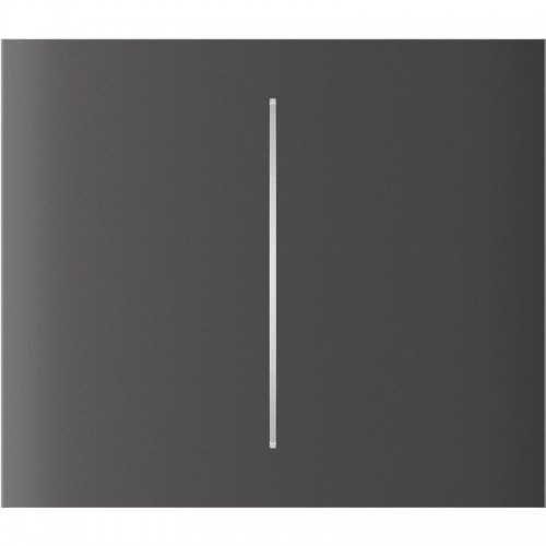 Ajax Кнопка центральна для двоклавішного вертикального вимикача CenterButton Vertical 2-gang for LightSwitch, Jeweler, бездротовий, grey