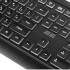 2E Клавіатура мембранна KS120 104key, USB-A, EN/UK, White LED, чорний 2E Клавіатура мембранна KS120 104key, USB-A, EN/UK, White LED, чорний