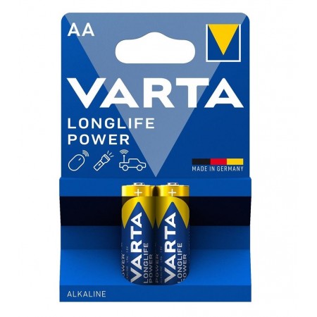 VARTA Батарейка LONGLIFE Power лужна AA блістер, 2 шт.