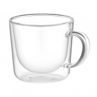 ARDESTO Набір чашок з ручками і подвійними стінками, 450мл, 2шт, боросилікатне скло, прозорий ARDESTO Набір чашок з ручками і подвійними стінками, 450мл, 2шт, боросилікатне скло, прозорий