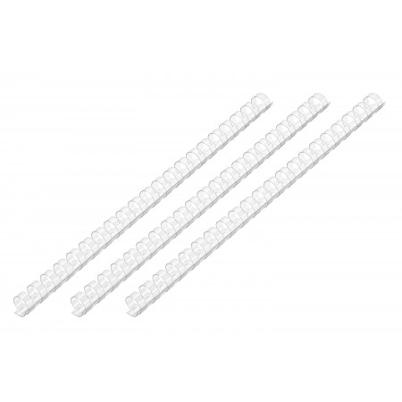 2E Пластикові пружини для біндера, 38мм, прозорі, 50шт