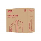 2E Корпус Alfa E1802 без БЖ 4xUSB3.0, VGA 320мм, ATX, чорний