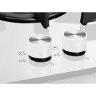 Варильна поверхня Electrolux газова на склі, 60см, чавун, білий