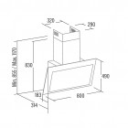 Cata Витяжка похила, 80см, 1350м.куб/год, Thalasa 800 xgbk, чорний Cata Витяжка похила, 80см, 1350м.куб/год, Thalasa 800 xgbk, чорний