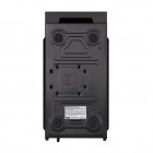 2E Корпус Alfa E185-400 з БЖ 2E ATX400W, 1xUSB3.0, 2xUSB2.0, VGA 310мм, ATX, чорний