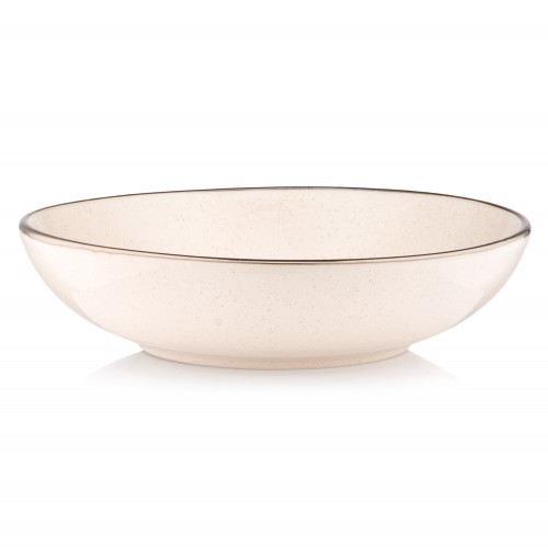 ARDESTO Тарілка супова Emilia, 820мл, 20см, кераміка, бежевий ARDESTO Тарілка супова Emilia, 820мл, 20см, кераміка, бежевий