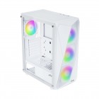 Корпус 2E GAMING Aruba G3313W, без БЖ 1xUSB3.0, 2xUSB2.0, 5x120мм ARGB, VGA 330мм, LCS ready, HUB, TG Side Panel, ATX, білий