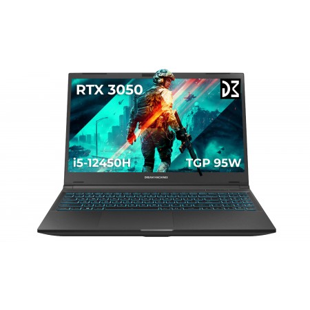 Dream Machines Ноутбук RG3050-15 15.6FHD IPS, Intel i5-12450