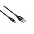2E Кабель USB-A - Lightning Glow 1m black