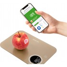 Sencor Ваги кухонні, 5кг, підключення до смартфону, AAAx2, пластик, бронзовий