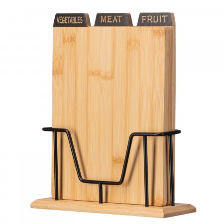 ARDESTO Набір дошок кухонних на підставці Midori, 3шт, 23.5х