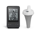 Метеостанція для басейну Sencor, внутр/зовн вимірювання, AAx2+AAx2, темп-ра, чорний