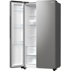 Gorenje Холодильник SBS 179х67х92см, 2 двері, 356( 191)л, А++, NF+, Інв. , зона св-ті, зовн. диспл, матовий сірий