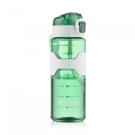 ARDESTO Пляшка для води Fitness 800мл, пластик, зелений