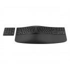 Клавіатура мембранна HP 960 BLK Ergonomic split-zone, 112key, BT, EN/UK, чорний