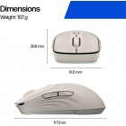 Миша HP 400 Quiet, WL/BT, maple