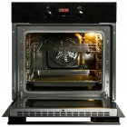 Духовка электр. Hansa, 60см, 65л, A,  гриль, емаль легкого очищення, диспл., чорний