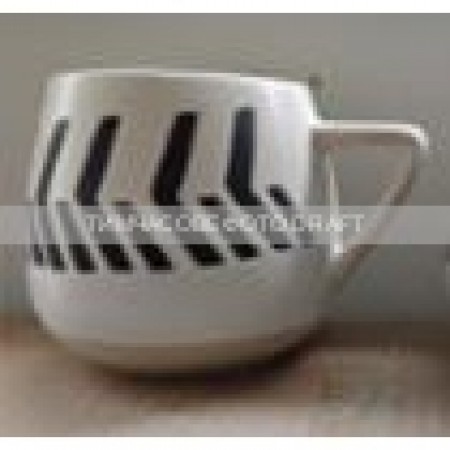 Чашка Ardesto Auro, 440мл, кераміка, білий