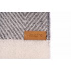 ARDESTO Плед Leonardo Bianco, 140x200см, 100% вовна, сірий