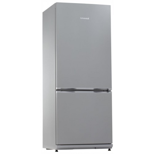 SNAIGE Холодильник с нижн. мороз., 150x60х65, холод.отд.-173л, мороз.отд.-54л, 2дв., A++, ST, сірий металік SNAIGE Холодильник с нижн. мороз., 150x60х65, холод.отд.-173л, мороз.отд.-54л, 2дв., A++, ST, сірий металік