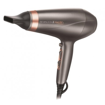 Remington Фен Keratin Protect, 2200Вт, 3 режими, дифузор, іо