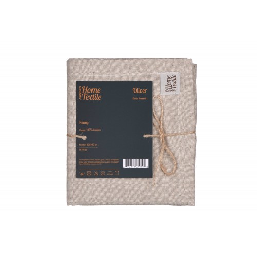 ARDESTO Ранер Oliver, беж, 40х140см, 100% бавовна