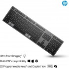 HP Клавіатура мембранна 720 Multi-Device Rechargeable, 109key, WL/BT, EN/UK, чорний HP Клавіатура мембранна 720 Multi-Device Rechargeable, 109key, WL/BT, EN/UK, чорний