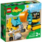 LEGO Конструктор DUPLO Вантажівка і гусеничний екскаватор 10931 LEGO Конструктор DUPLO Вантажівка і гусеничний екскаватор 10931