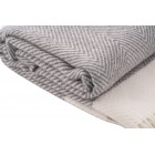 ARDESTO Плед Leonardo Bianco, 140x200см, 100% вовна, сірий