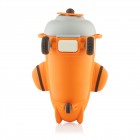 ARDESTO Пляшка для води Plane 550мл, пластик, оранжевий