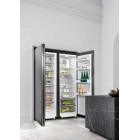 Холодильник Liebherr SBS, 185.5x119.4х67.5, холод.відд.-398л, мороз.відд.-271л, 2дв., A++, NF, диспл внутр., чорний