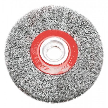 Verto Щітка дискова, рифлений дріт, 115мм, різьблення 32мм