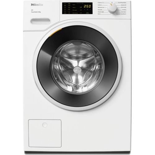 Пральна машина Miele WWD 320 WCS фронтальна, 8кг, 1400, A+++, 64.3см, дисплей, інвертор, люк чорний, білий