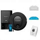 Rowenta Робот-пилосос миючий X-Plorer Serie 65+, 2300ПаВт, h=9.5см, 0.3л, конт пил -0.35л, автон. робота до 168хв, чорний