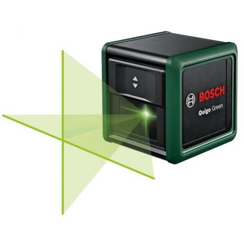 Bosch Нівелір лазернийQuigo Green, точність ± 0.6 мм/м, 12 м, зелений, 0.27 кг Bosch Нівелір лазернийQuigo Green, точність ± 0.6 мм/м, 12 м, зелений, 0.27 кг