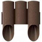 Cellfast Газонна огорожа MAXI, 3 елементи, 2.1м, коричневий Cellfast Газонна огорожа MAXI, 3 елементи, 2.1м, коричневий