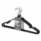 ARDESTO Набір вішаків 40.5см, 10шт, метал, ПВХ, чорний ARDESTO Набір вішаків 40.5см, 10шт, метал, ПВХ, чорний