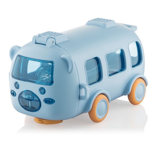 ARDESTO Пляшка для води Bear Bus 500мл, пластик, блакитний